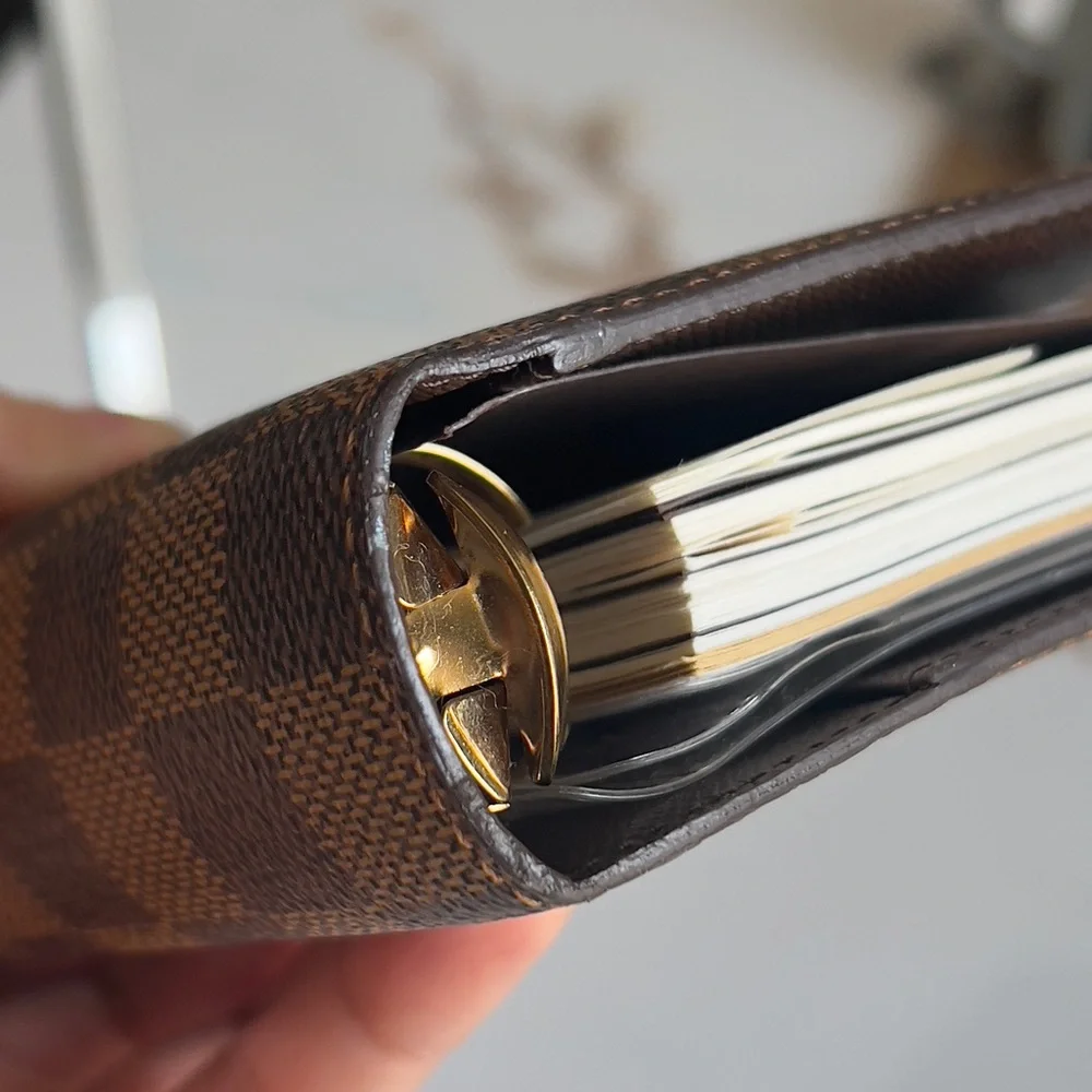 SOLD-Authentic Louis Vuitton Agenda MM Damier Ebene - Picture 15 of 16